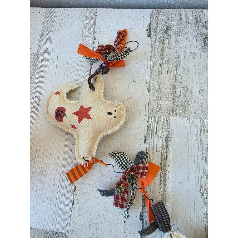 Ghost Garland‎ shabby chic bats cute decor Halloween